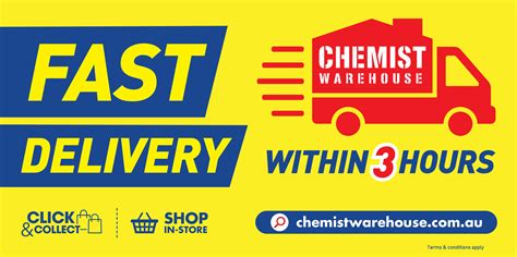 chemist warehouse online shopping delivery.